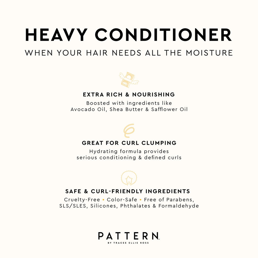 PATTERN Slip detangling application closeup demonstrates easy distribution and smooth detangling for curls.