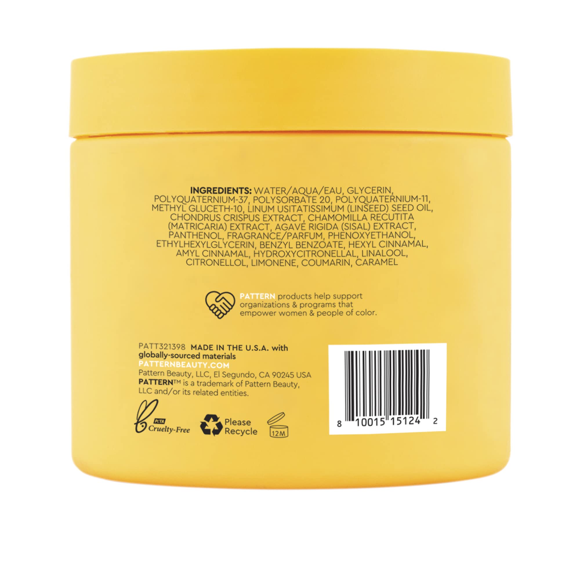 PATTERN Styling Custard features minimal synthetic fragrance for sensitive noses.