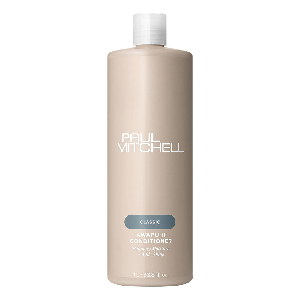 Paul Mitchell Awapuhi Conditioner bottle front view showing lightweight moisture for all hair types