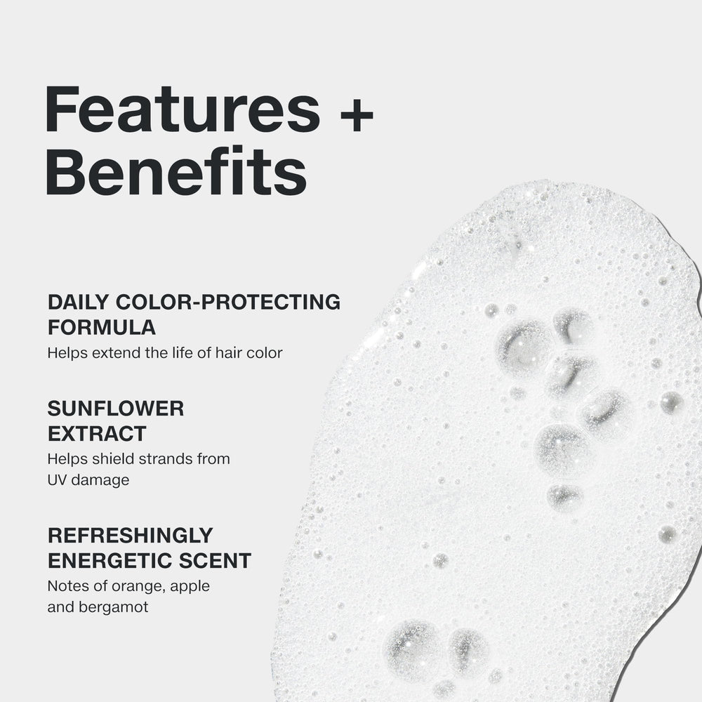 Paul Mitchell Color Protect Shampoo: textura cremosa lista para uso diario.