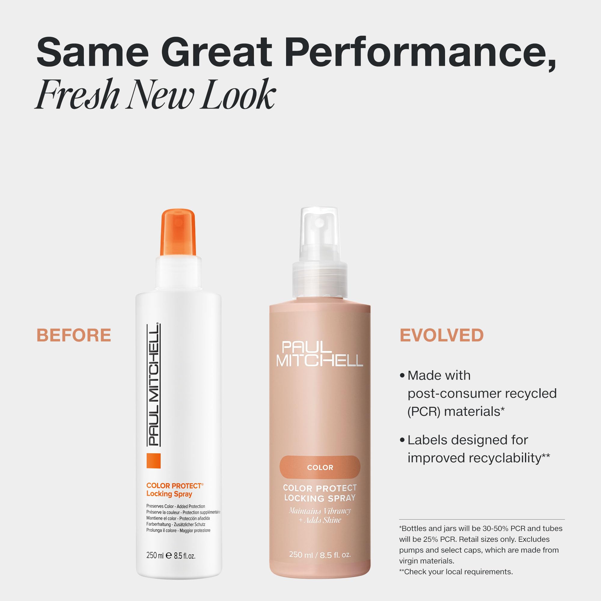 Paul Mitchell Color Protect Locking Spray, aplicación en pelo que mejora la retención del color.