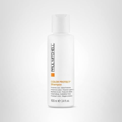 Paul Mitchell Color Protect Shampoo, cabello suave y brillante tras el lavado.