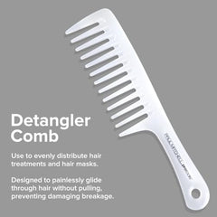 Paul Mitchell Detangler Comb glides painlessly through hair, reducing snags