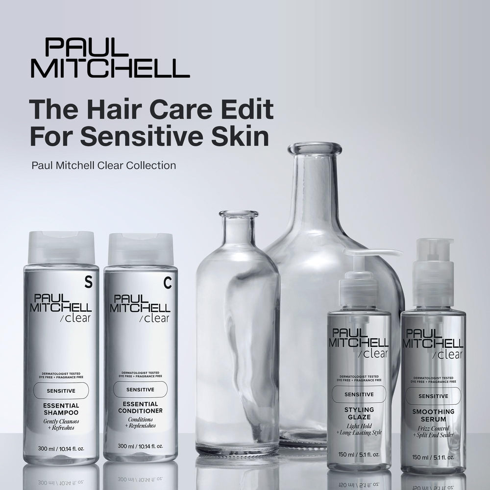 Etiqueta sostenible de Paul Mitchell, diseño para mayor reciclabilidad.