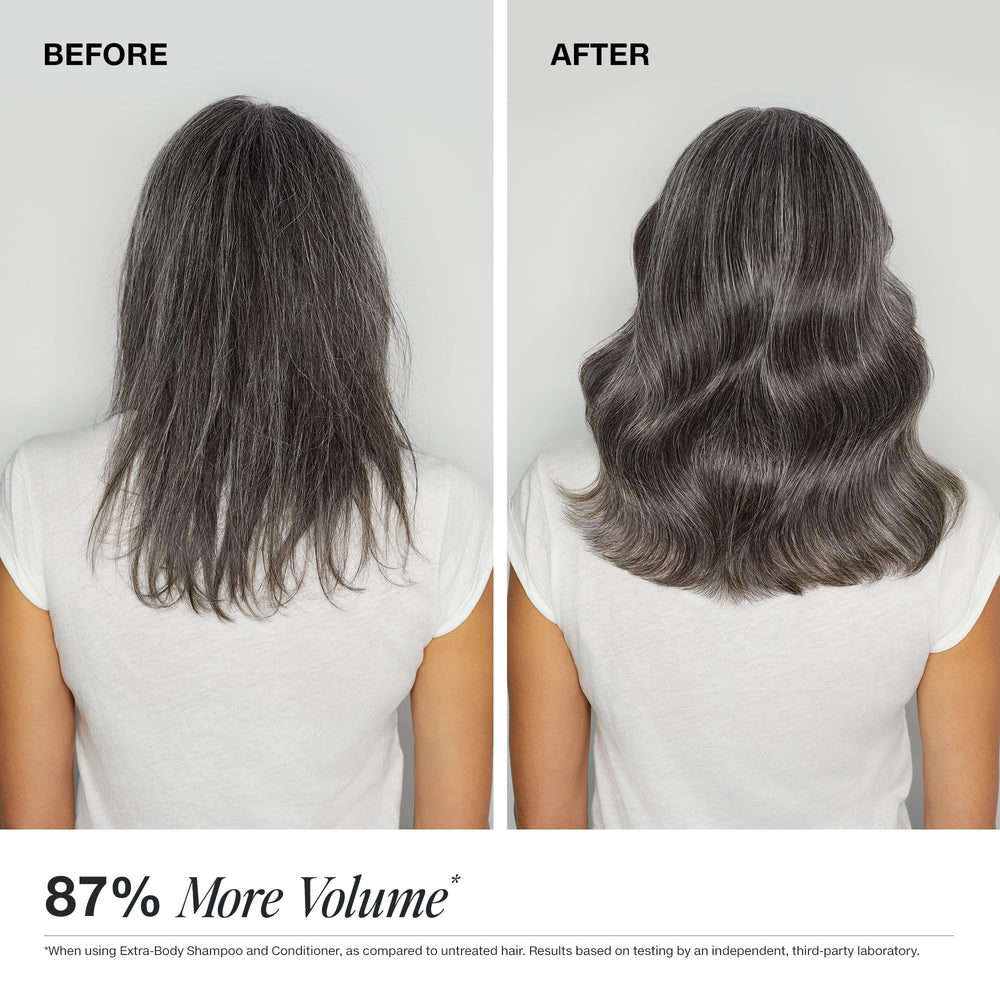 Paul Mitchell Extra-Body Conditioner, aroma a manzana fresca para una sensación revitalizante.