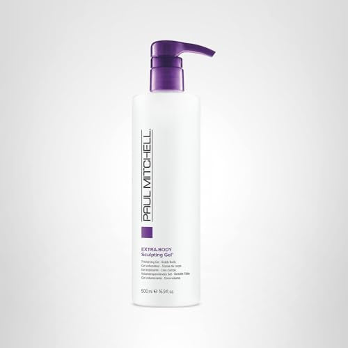 Sustainable packaging details for Paul Mitchell Extra-Body Sculpting Gel.