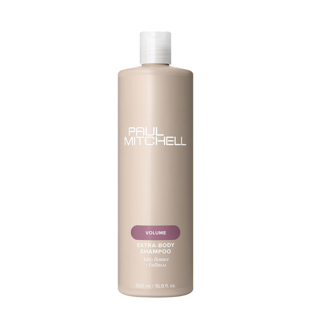 Paul Mitchell Champú Extra-Cuerpo: botella-frente para mayor volumen