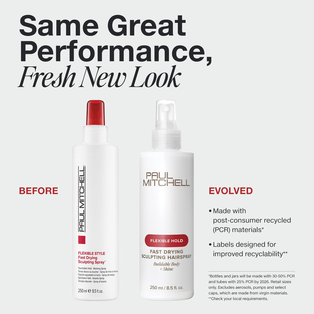 Dispensing nozzle detail on Paul Mitchell hairspray for even application