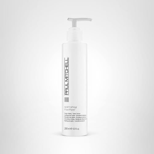 Paul Mitchell Fast Form in hands, ready to apply for styling.
