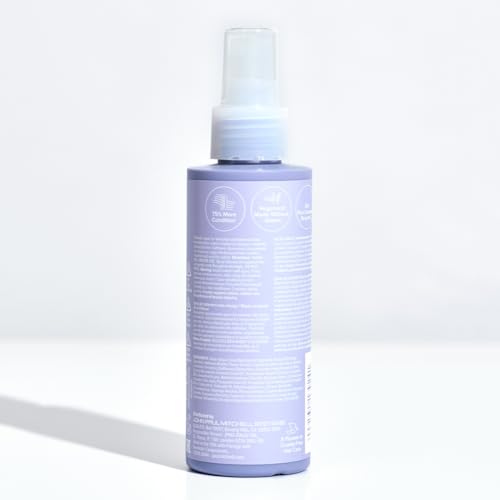 Paul Mitchell Forever Blonde spray delivers cucumber-fruity fragrance during use.