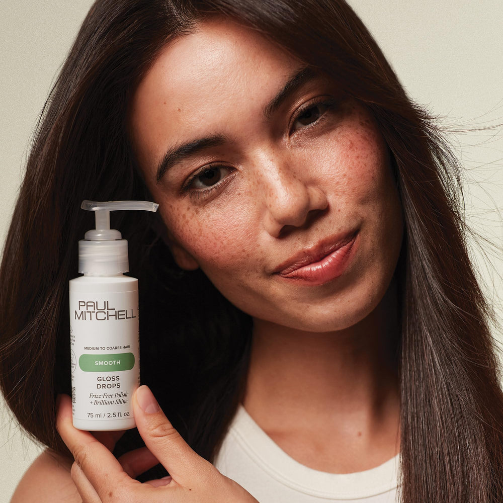 Citrus floral fragrance of Paul Mitchell Gloss Drops with lemon and rose notes.
