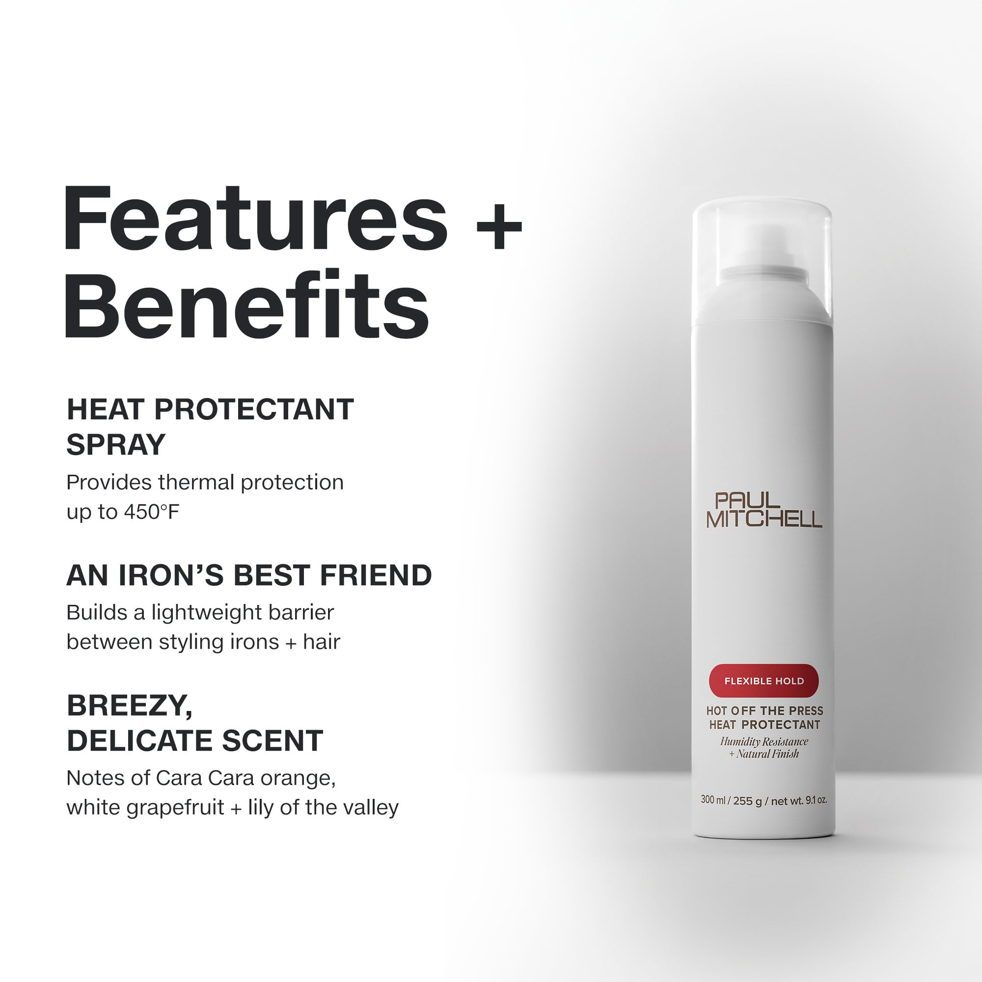 Paul Mitchell Hot Off The Press uses rice hull extract to form a protective barrier.