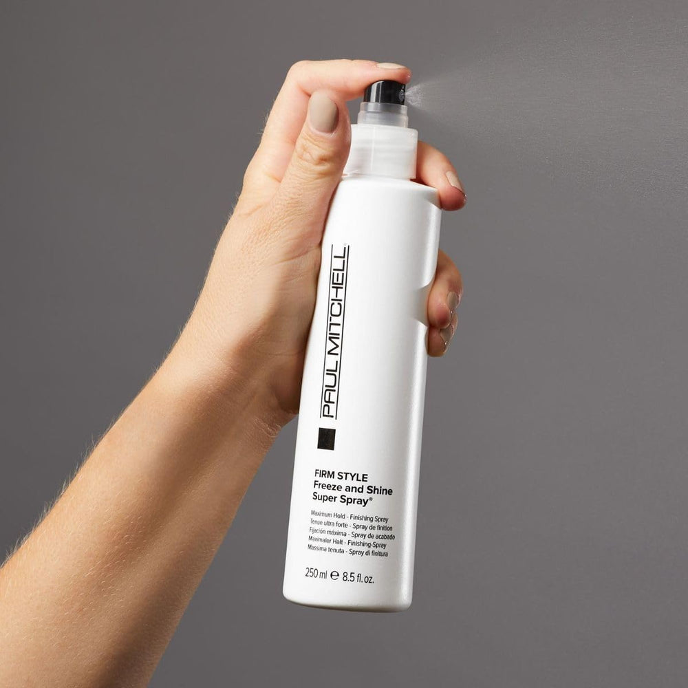 Paul Mitchell laca sin aerosol para un brillo duradero.