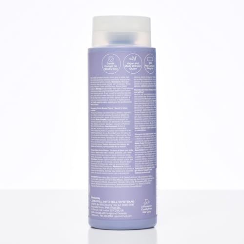 Color más equilibrado tras el lavado con Paul Mitchell Platinum Blonde Violet Shampoo.