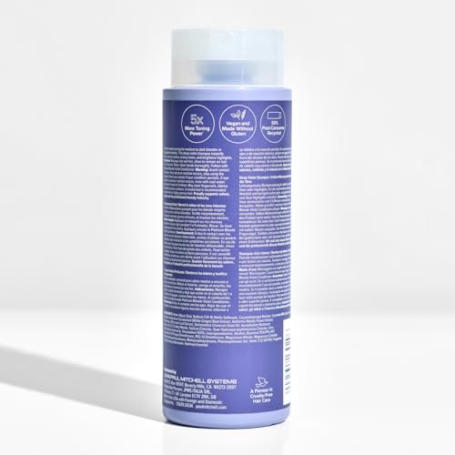 Eco-friendly PCR packaging of Paul Mitchell Platinum Plus Deep Violet Shampoo
