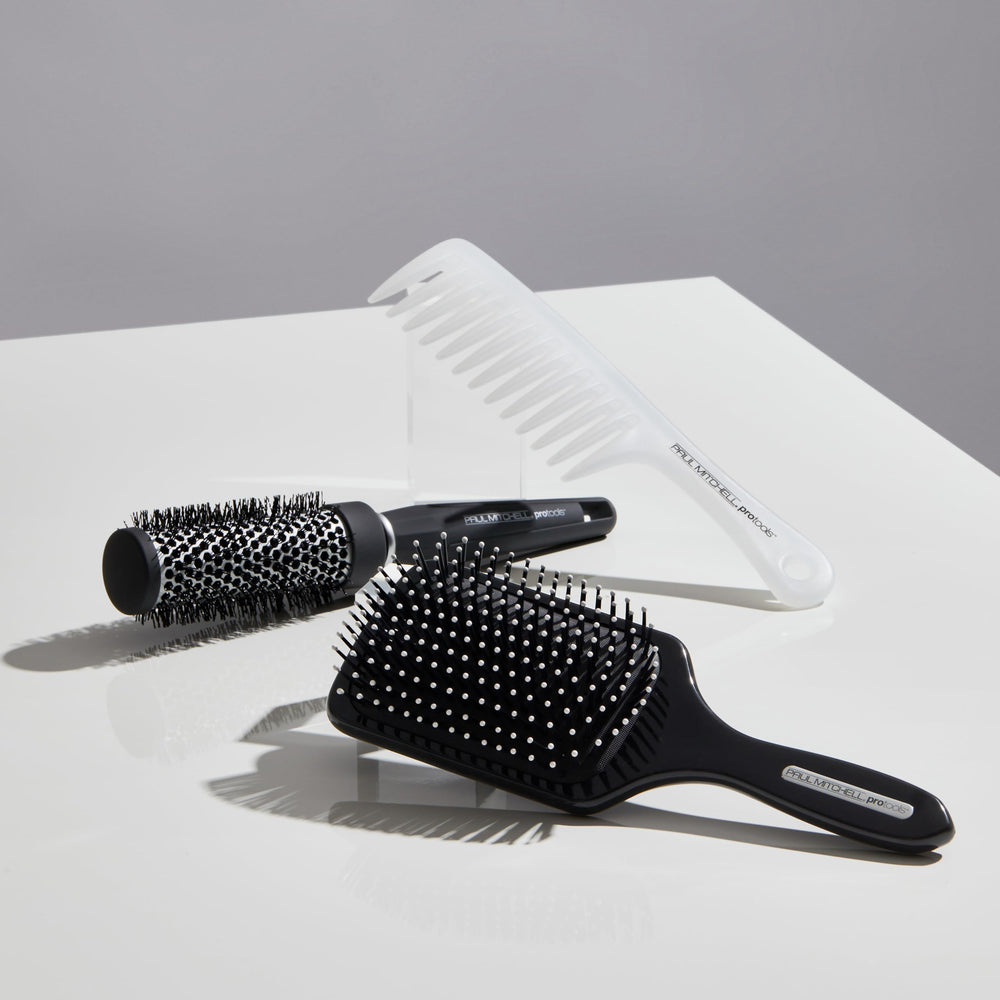 Paul Mitchell Express Ion Round Brush large barrel adds volume for a sleek look