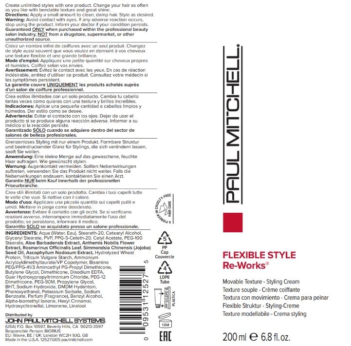 Paul Mitchell Re-Works fragrance note lemon pink grapefruit hinted.