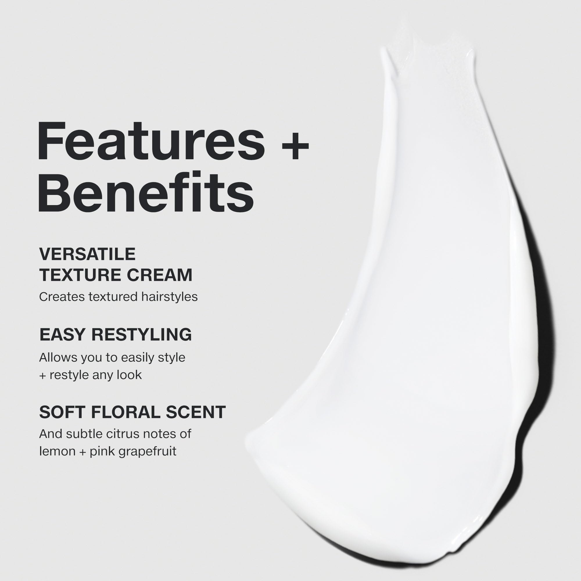 Paul Mitchell Re-Works hand-application demonstrates building texture for styling.