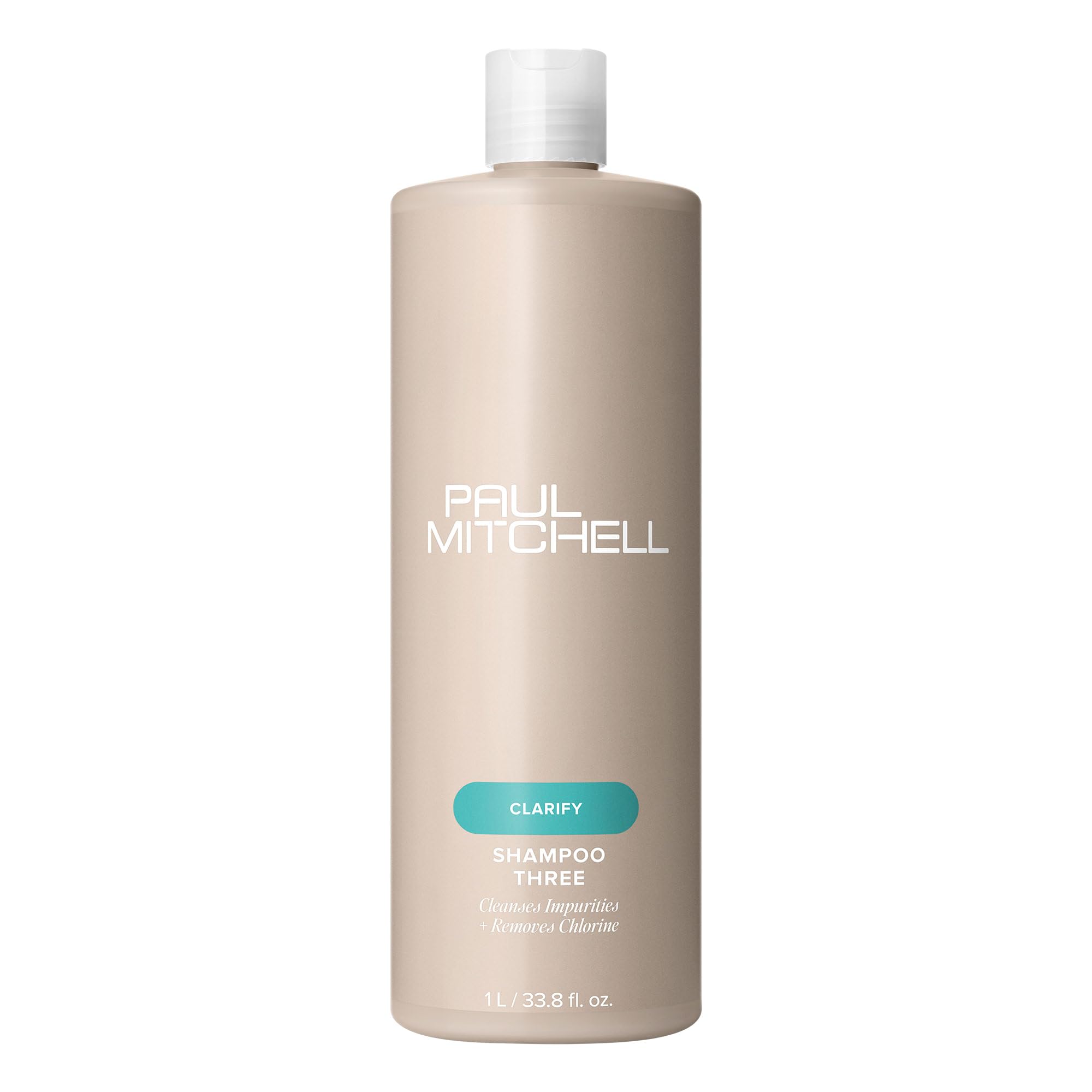 Paul Mitchell Shampoo Three bottle pour for swimmers' clarifying cleanse