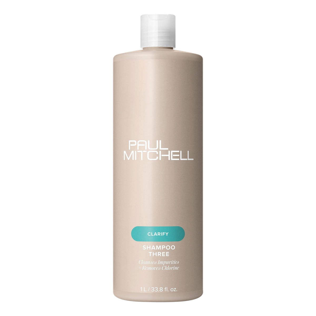 Paul Mitchell Shampoo Three bottle pour for swimmers' clarifying cleanse