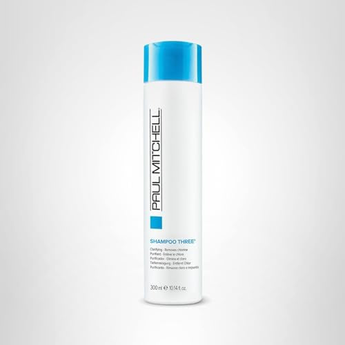 Paul Mitchell Shampoo Three, envase sostenible, opción respetuosa con el medio ambiente.