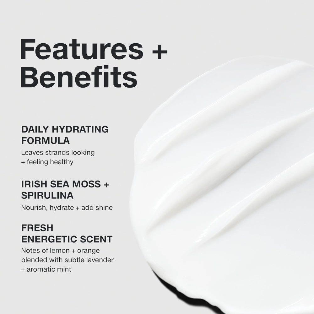 Textura cremosa del acondicionador Paul Mitchell para hidratación suave