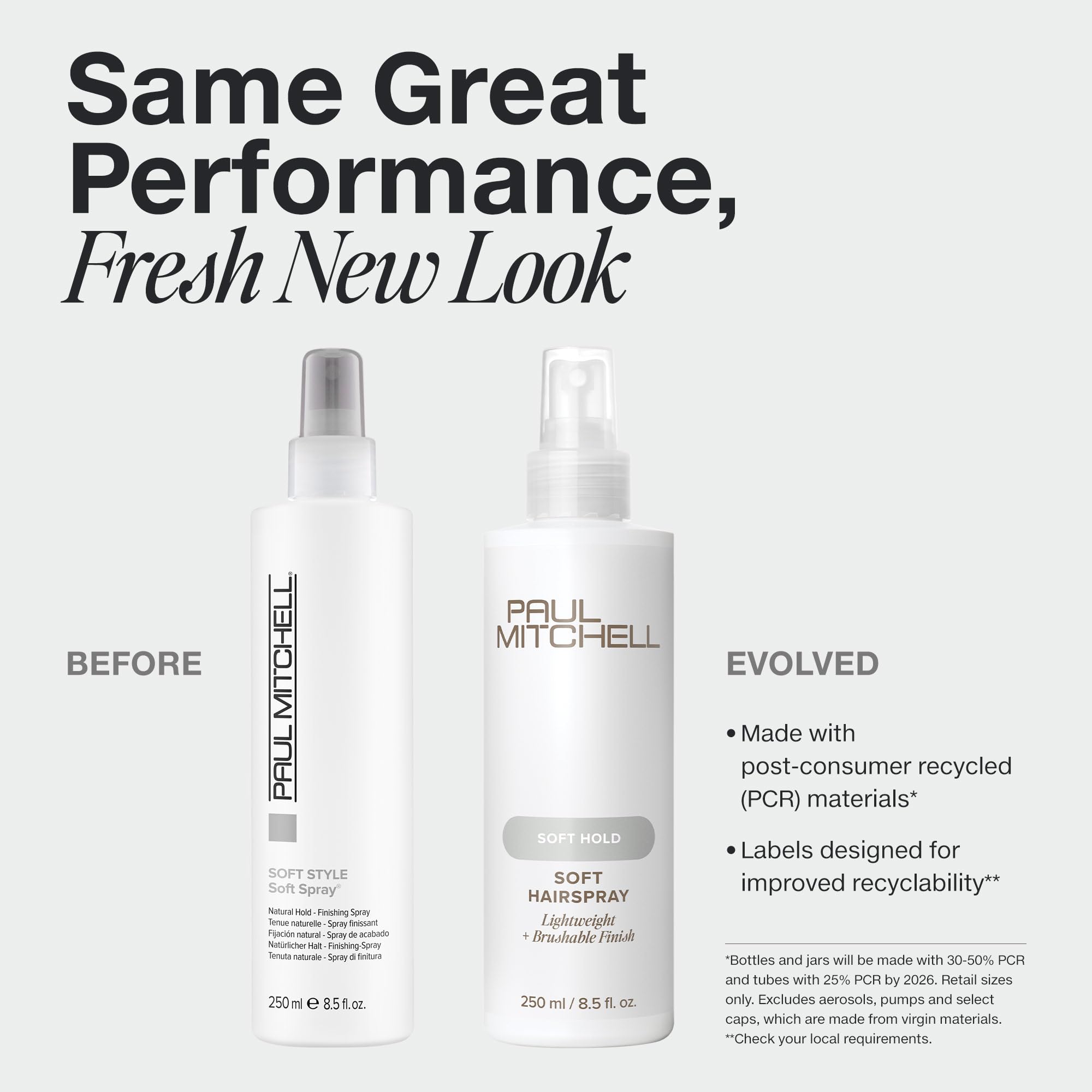 Paul Mitchell Soft Spray mist in action for brushable hold