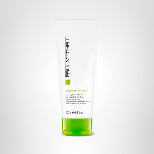 Paul Mitchell Straight Works gel with citrus fragrance notes during use