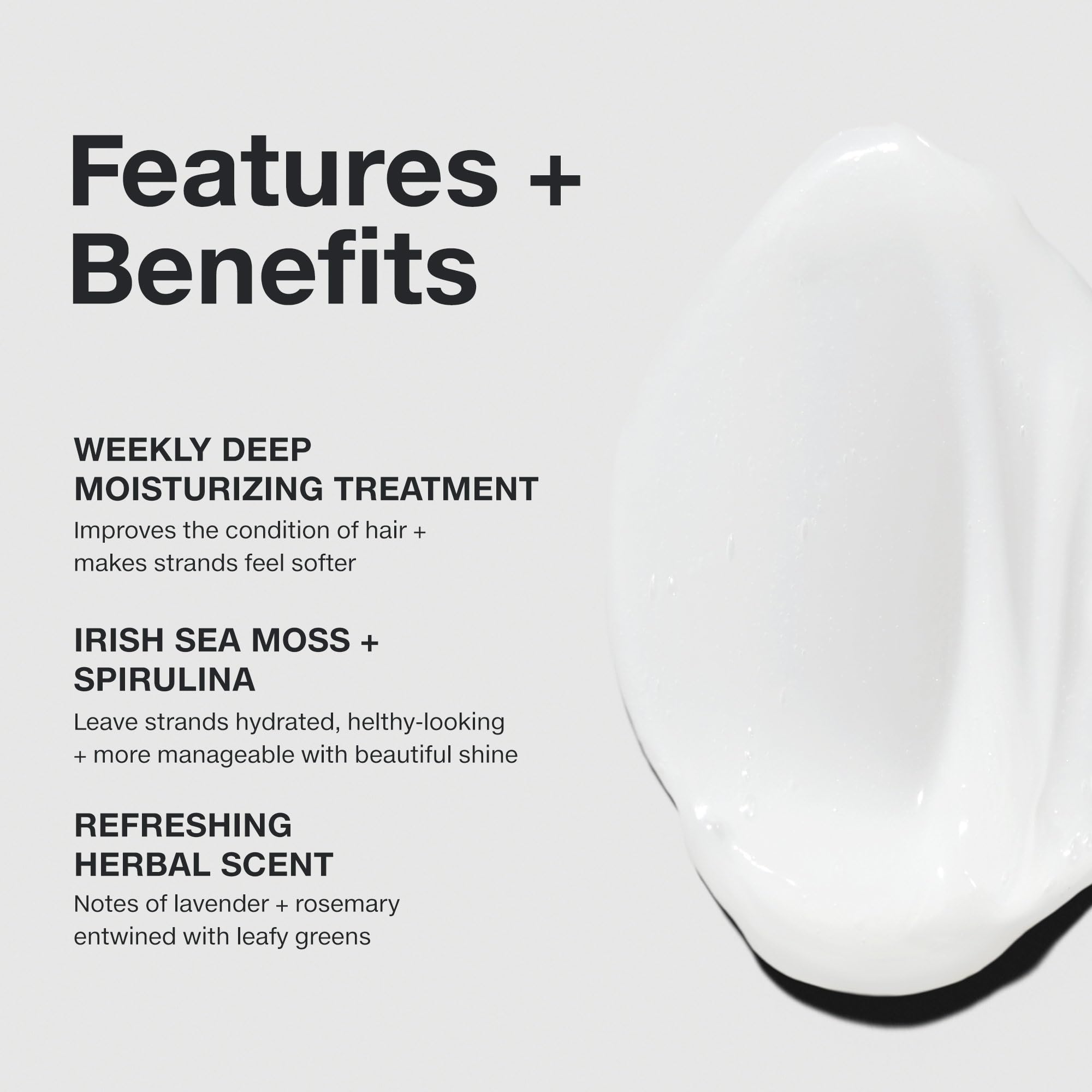 Paul Mitchell packaging label highlights PCR materials and recyclable design.