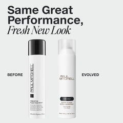Paul Mitchell Super Clean Extra Hairspray, atomizador, acabado rápido y uniforme.