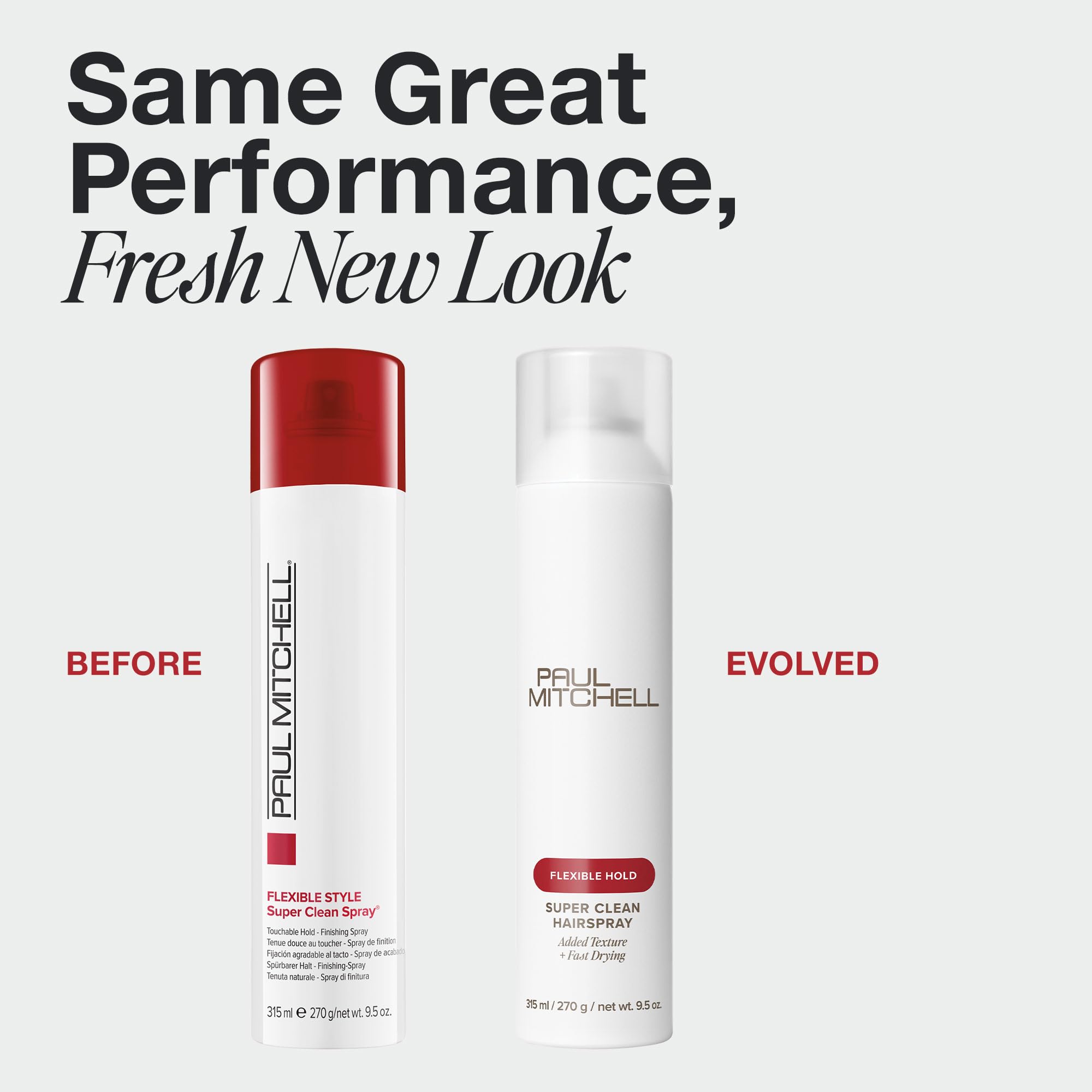 Paul Mitchell Super Clean Hairspray aporta textura y volumen con movimiento
