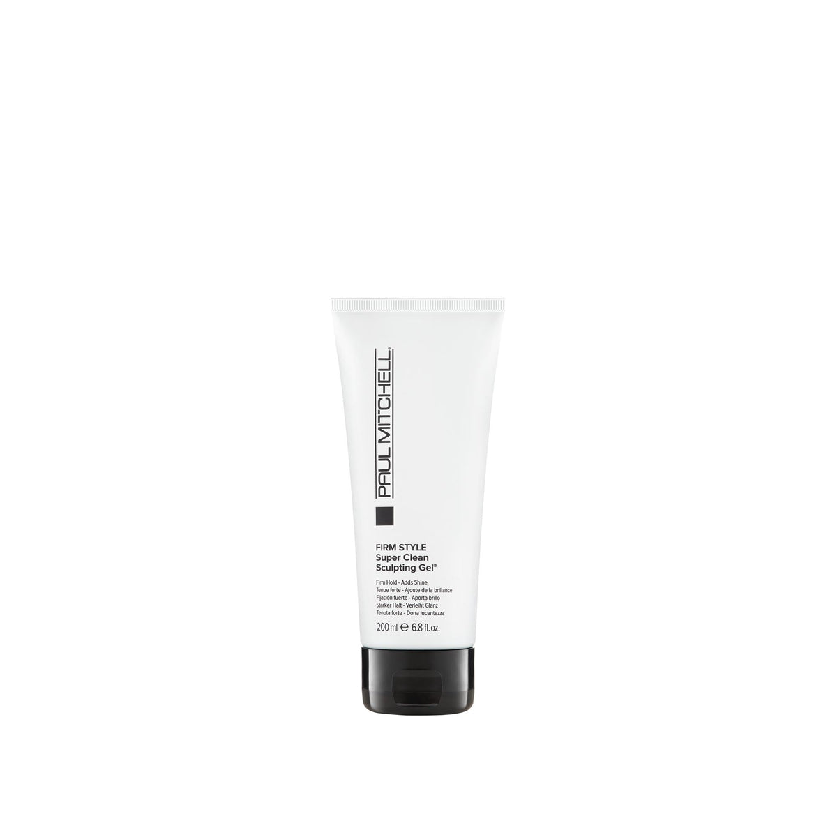 Paul Mitchell Super Clean Sculpting Gel en envase, control duradero para peinados.