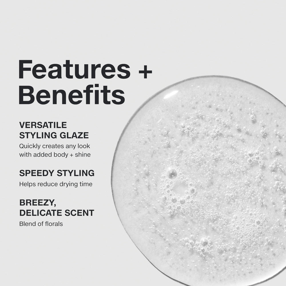 Applying Paul Mitchell glaze to create fast, versatile hairstyles.