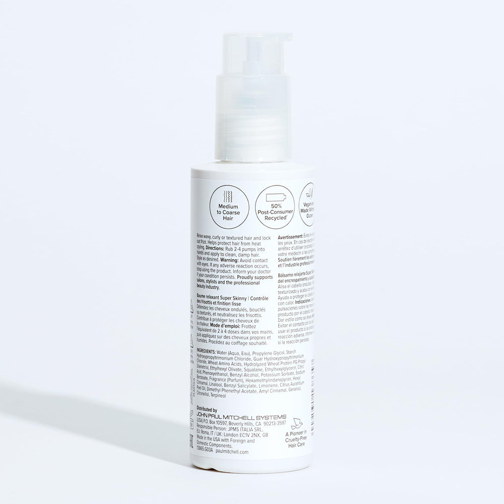 Paul Mitchell packaging uses post-consumer recycled materials.