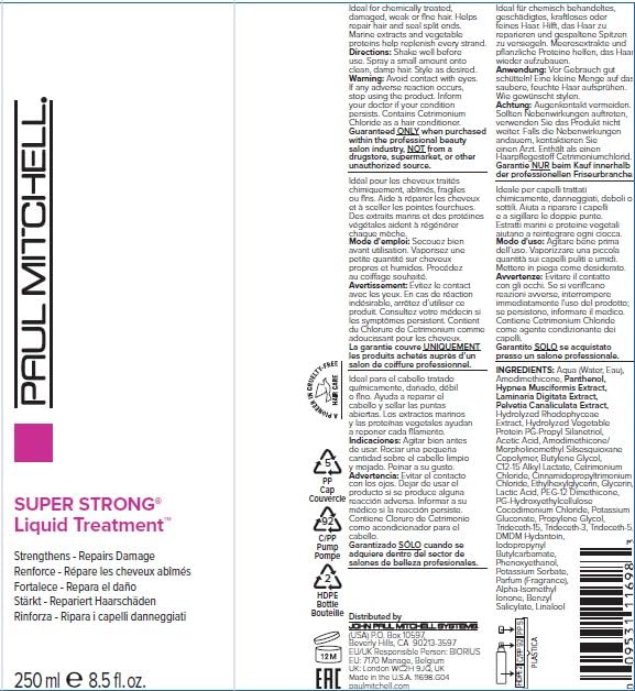Healthy-looking hair with shine after using Paul Mitchell treatment.