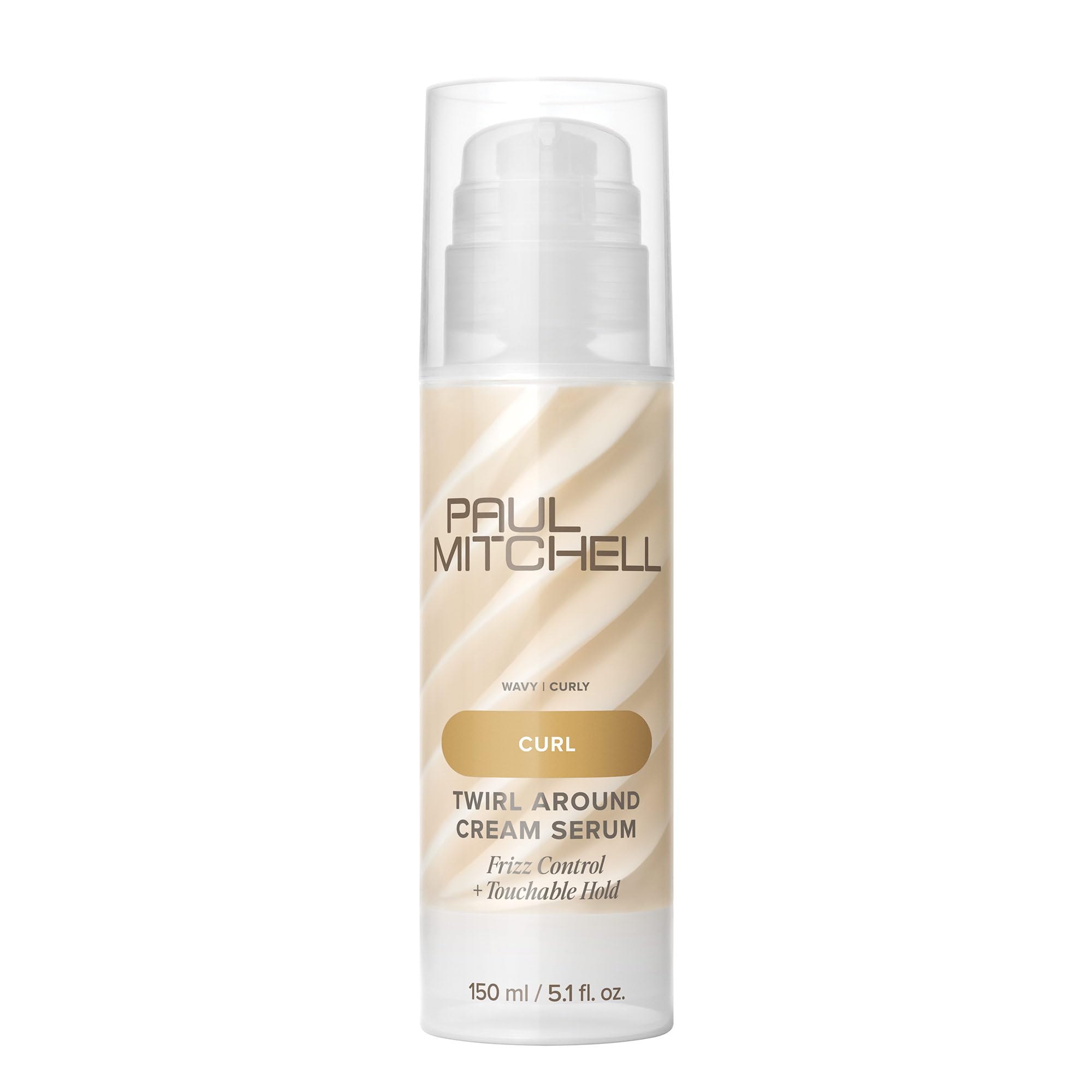 Paul Mitchell Twirl Around Cream Serum bottle for curl definition.