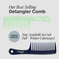 Wide-tooth detangler from Paul Mitchell facilitating gentle glide