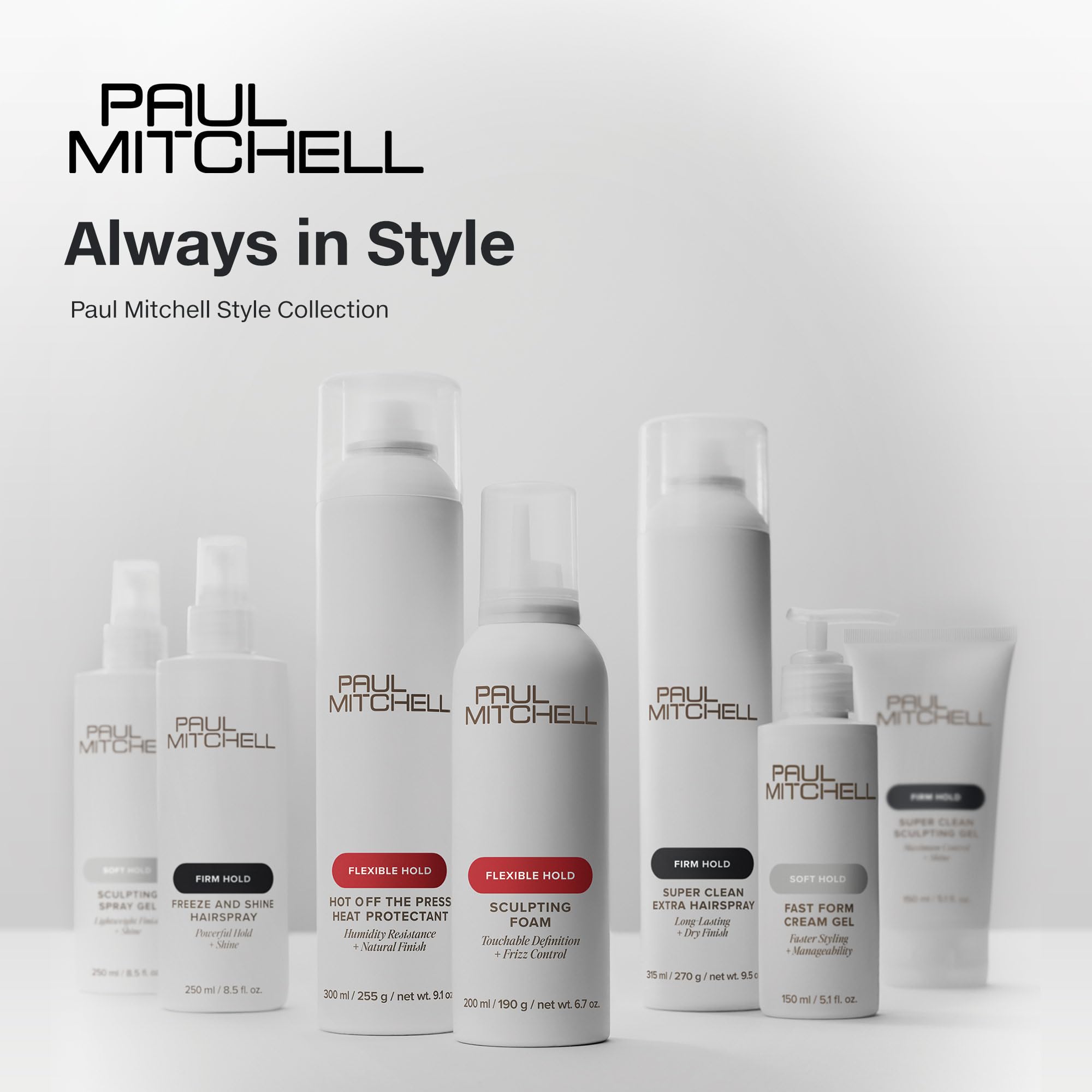 Paul Mitchell Worked Up hairspray on hair demonstrates fast-drying finish