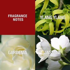 Close-up of oriental floral notes: jasmine, orange blossom, tuberose in Design for Women.