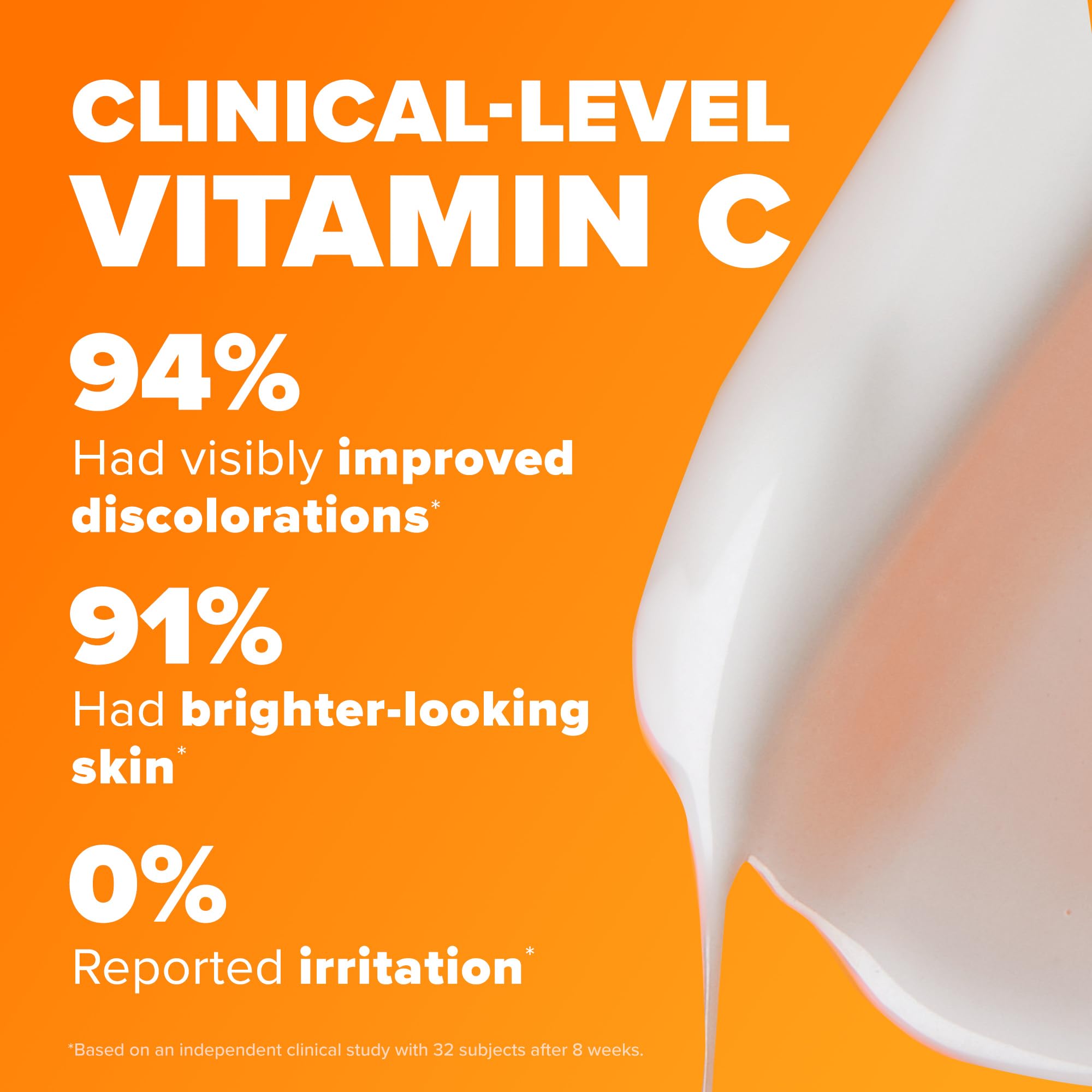 Paula's Choice 25% Vitamin C Serum texture on skin, highlighting potential radiance and even tone.
