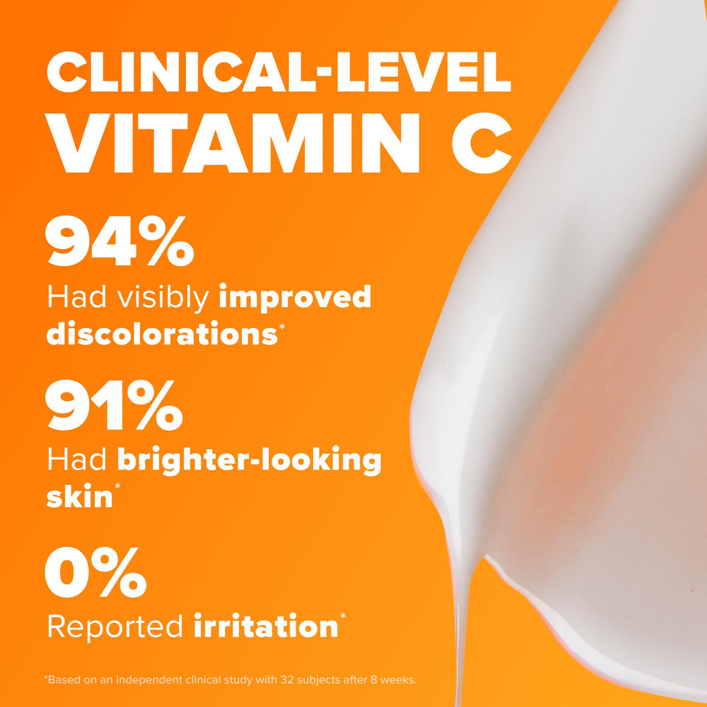 Paula's Choice 25% Vitamin C Serum texture on skin, highlighting potential radiance and even tone.