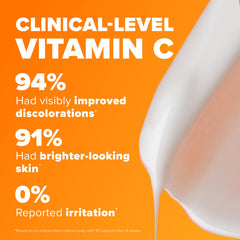 Paula's Choice 25% Vitamin C Serum texture on skin, highlighting potential radiance and even tone.