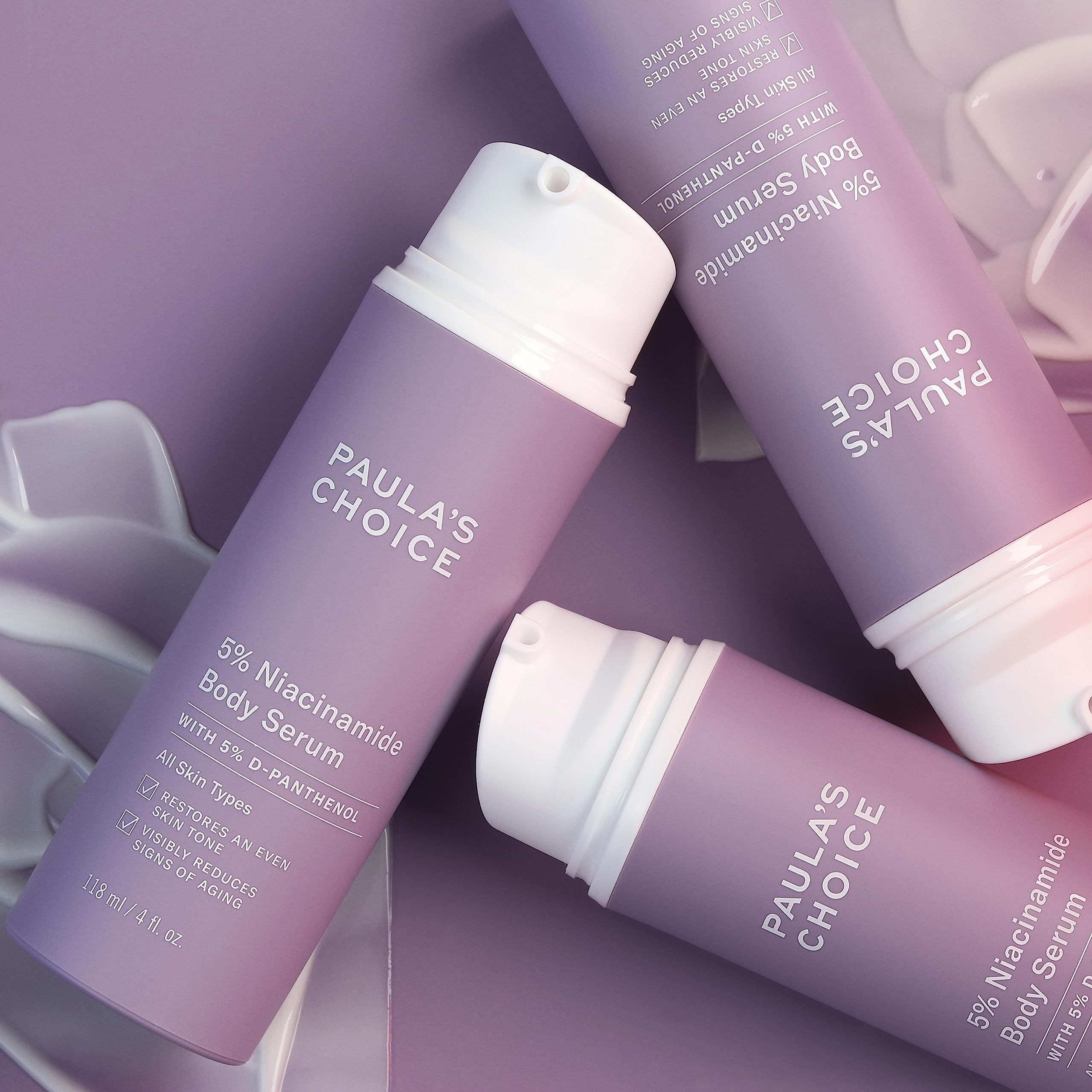 Paula's Choice 5% Niacinamide Body Treatment label showing ingredients.