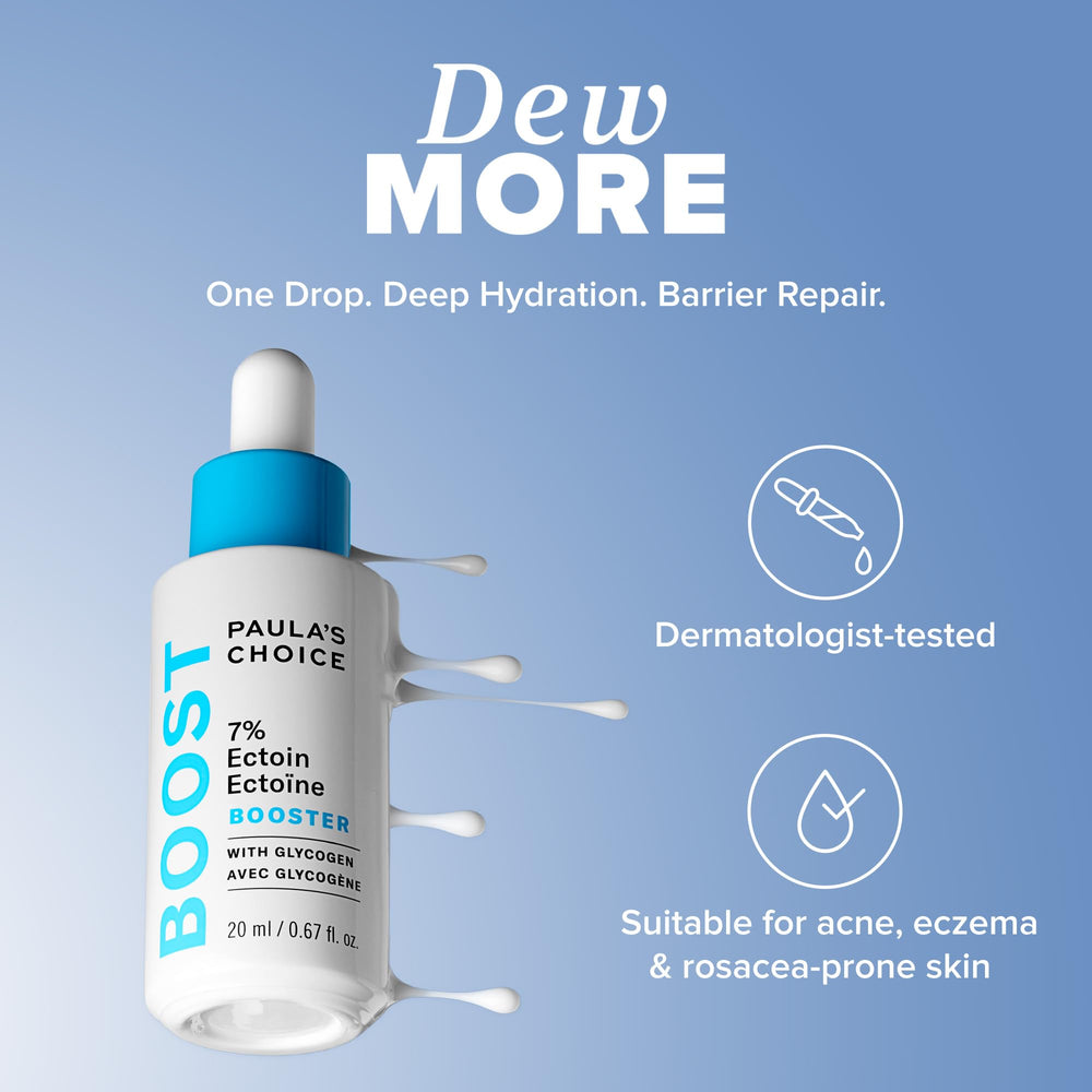 Paula's Choice 7ectoin hyaluronic serum bottle with pump for easy application.