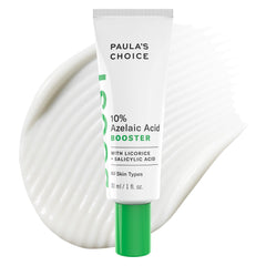 Paula's Choice Boost 10% Azelaic Acid Booster bottle, oil-free formula for clearer skin.