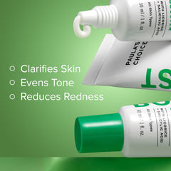 Paula's Choice Boost 10% Azelaic Acid Booster label highlights fragrance-free, gentle exfoliation.