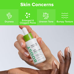 Paula's Choice BOOST texture swirl shows lightweight, breathable serum feel