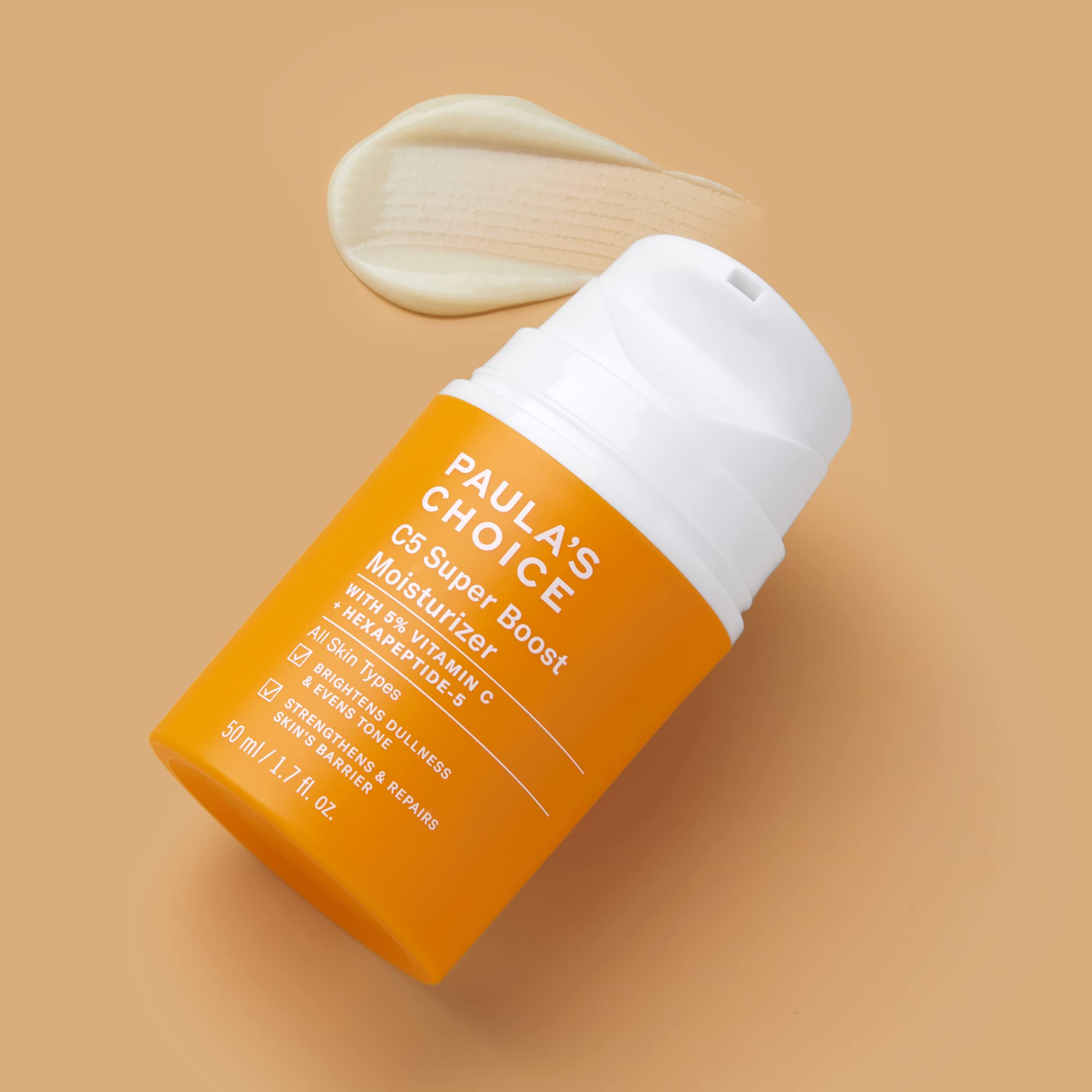 Jar on white background showing universal skin-type suitability of Paula's Choice C5.