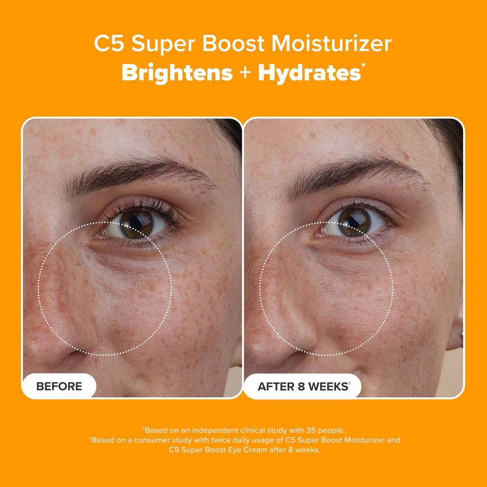 Paula's Choice C5 packaging box detail emphasizing antioxidant protection.
