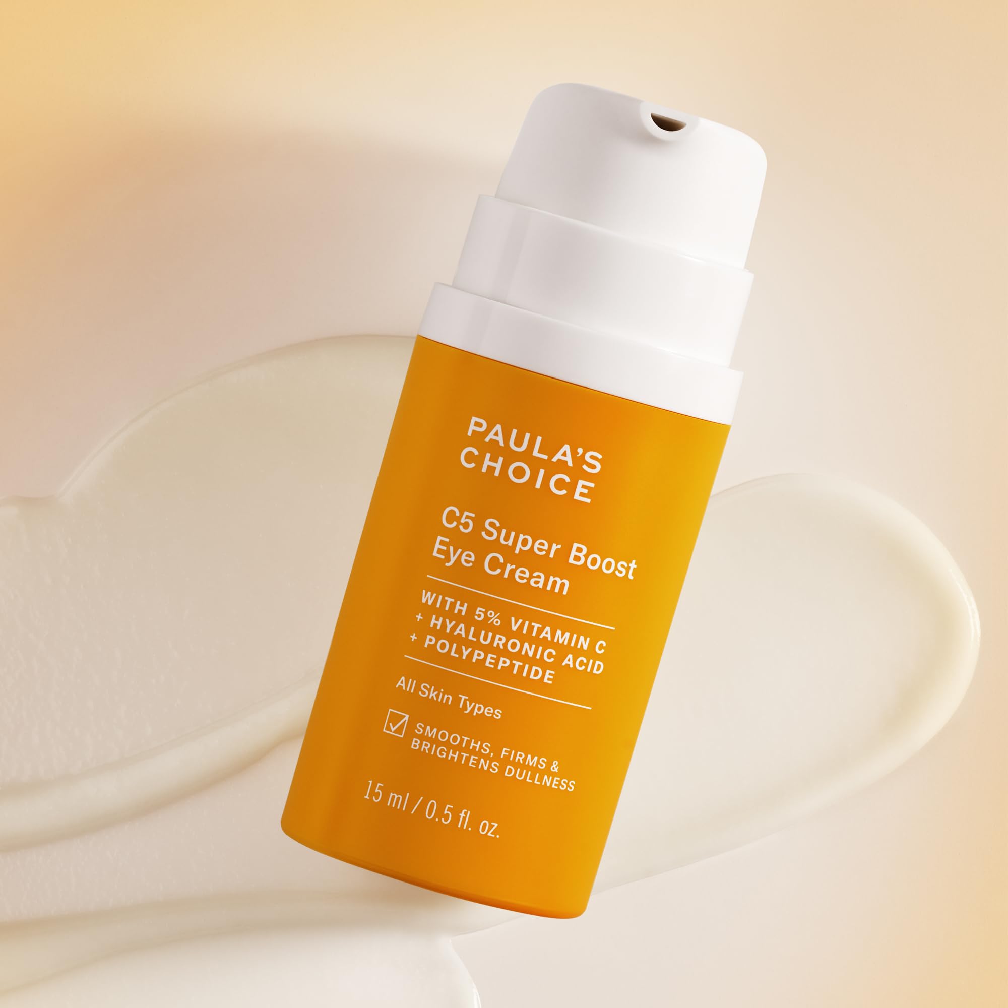 Paula's Choice C5 eye cream features zerumbone antioxidant for brighter under-eye tone.